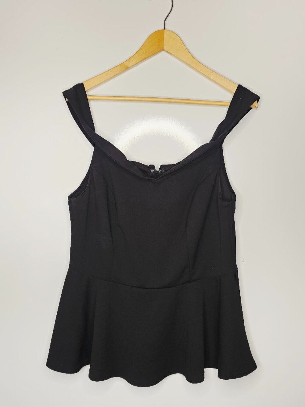 Fashion to Figure Off Shoulder Peplum Top 0X